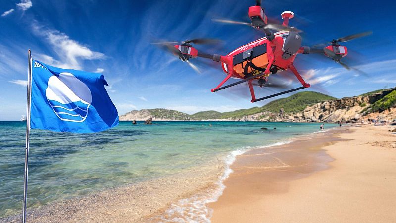 Marca España - Drones españoles para salvamento y seguridad en las playas - 31/08/22 - escuchar ahora