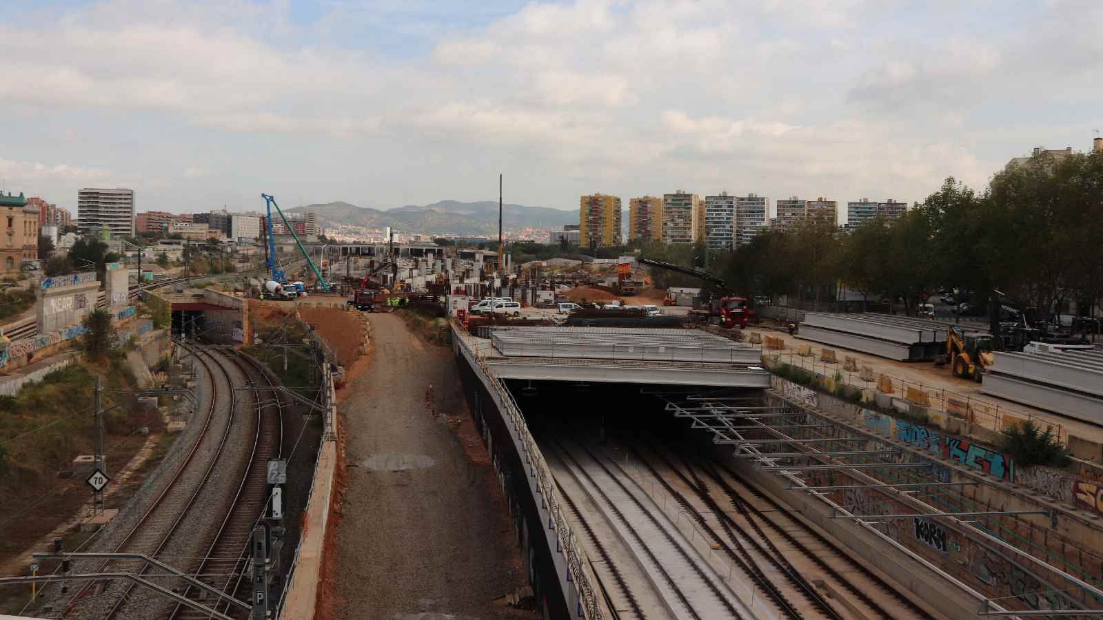 Tres mesos d'afectacions a Rodalies per les obres a la Sagrera