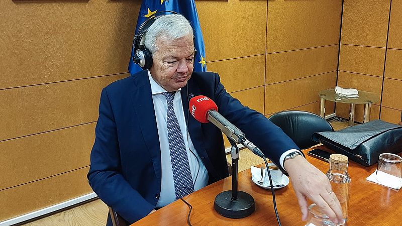 Didier Reynders ve "voluntad" de renovar el CGPJ: "Espero que antes del segundo semestre de 2023 se hayan hecho las reformas" - Escuchar ahora