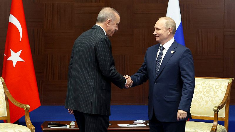 Cinco Continentes - Putin y Erdogan se reúnen en Kazajstán - Escuchar ahora