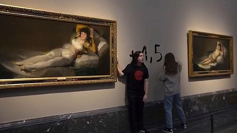 24 horas fin de semana - Ataque a 'Las Majas' de Goya: "Queremos proteger a las próximas generaciones para que sigan disfrutando de este arte" - Escuchar ahora