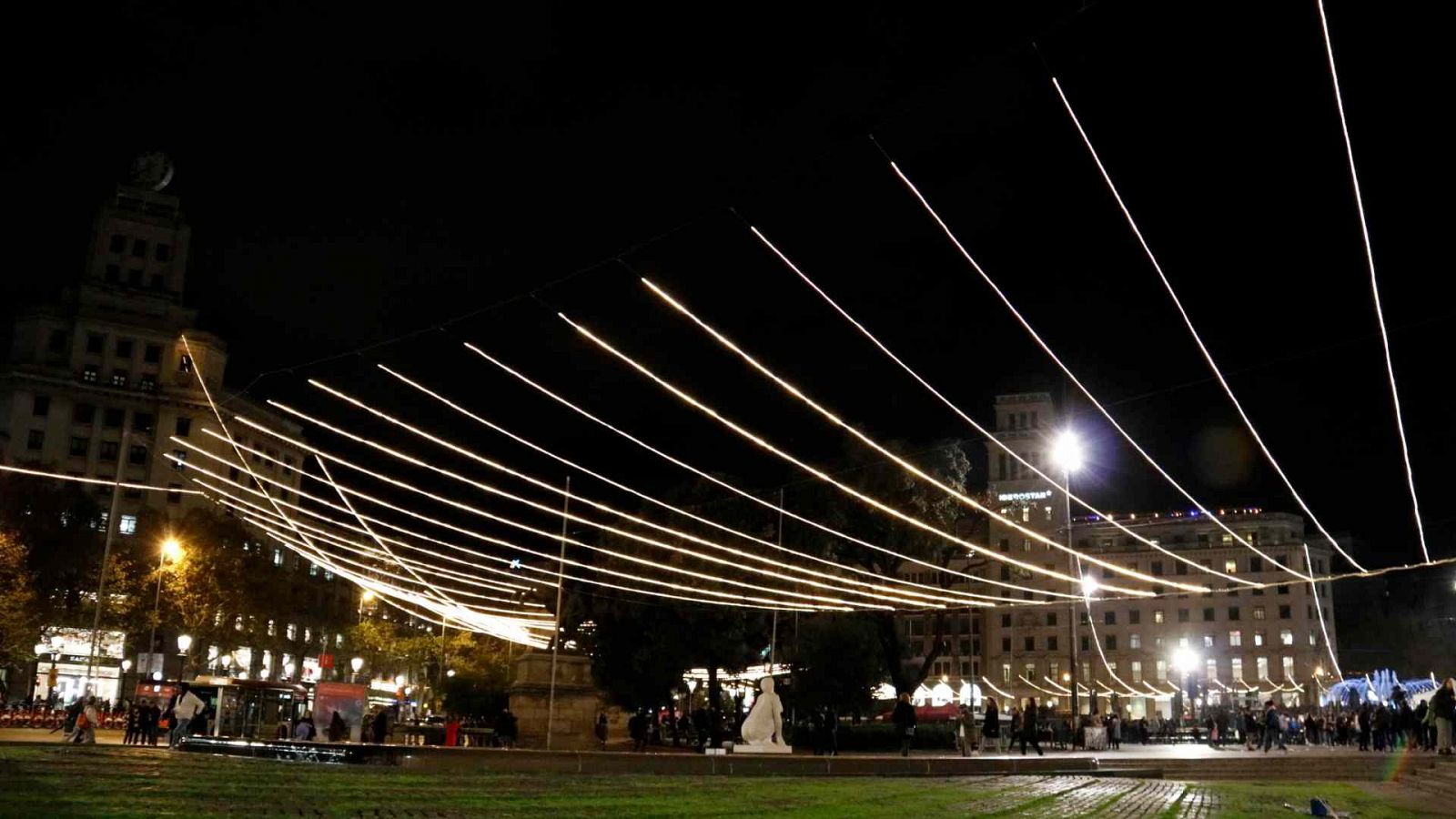 L'Encesa de Llums de Barcelona, a la plaça Major de Nou Barris