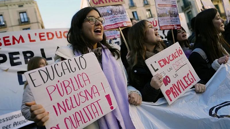 Más cerca - Jornada de protestas en Barcelona - Escuchar ahora 