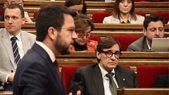 ERC cedeix davant el PSC i vota a favor de la B-40 per tirar endavant els pressupostos