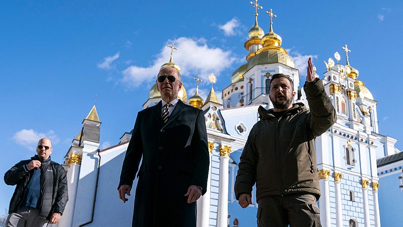 Cinco Continentes - Biden viaja por sorpresa a Kiev - Escuchar ahora