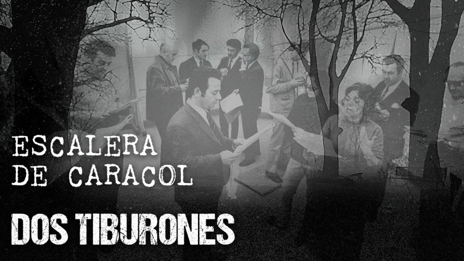 Escalera de caracol - Dos tiburones