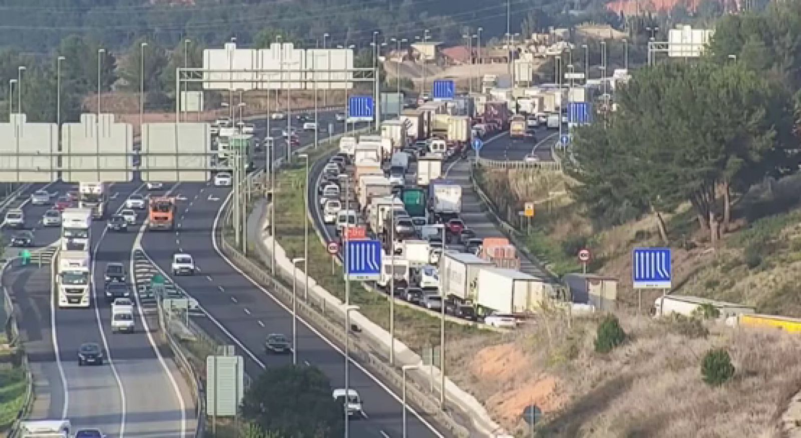 Prova pilot per reduir la sinistralitat a l'AP-7 entre Martorell i Gelida