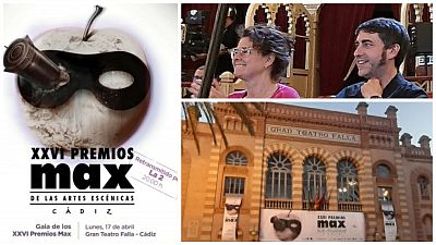 La sala - Ana Lpez Segovia y Jos Troncoso, directores de la gala de los XXVI Premios Mx en el Gran Teatro Falla de Cdiz - 16/04/23 - Escuchar ahora