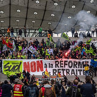 Las protestas por la reforma de las pensiones en Francia