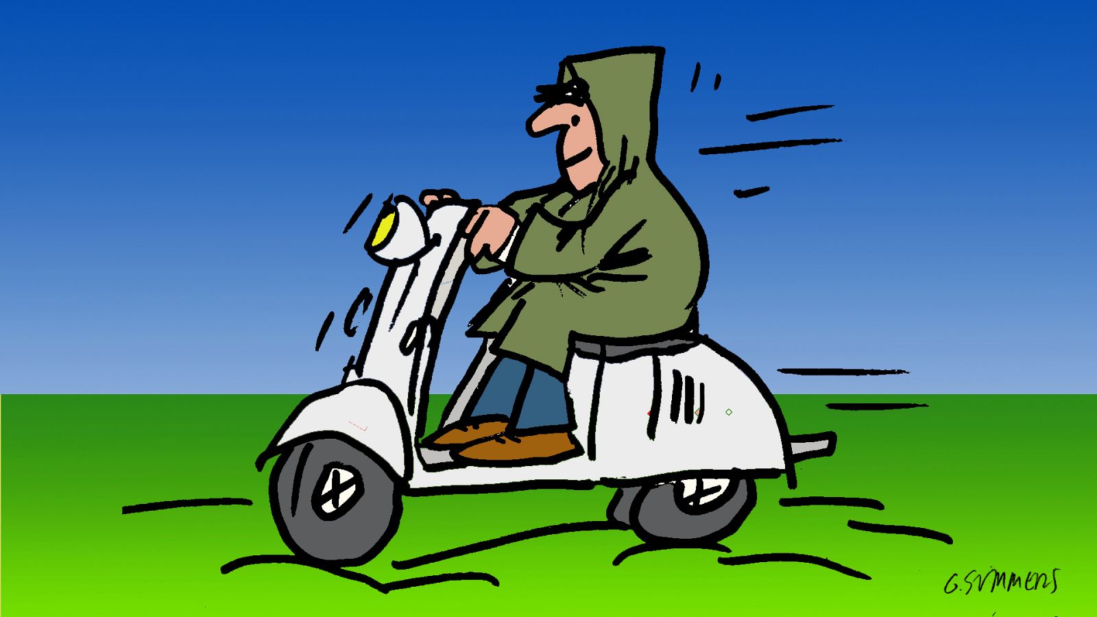 Pero que invento es esto! - La motocicleta, la Vespa y la parka - Escuchar ahora