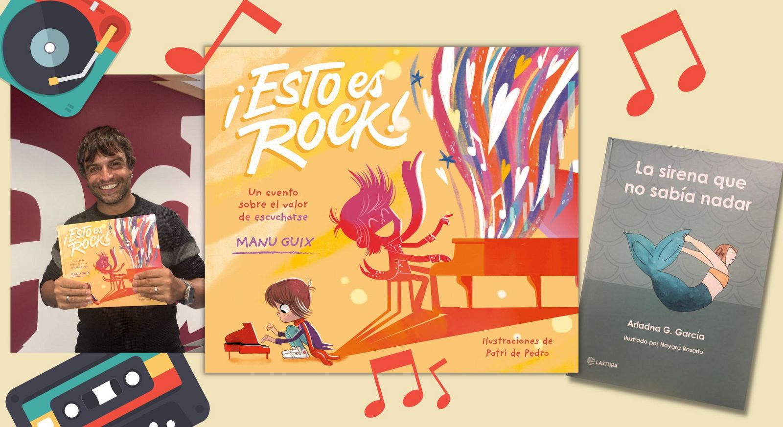 La estación azul de los niños - Rock al piano con Manu Guix y sirenas que no saben nadar - 13/05/2023 - Escuchar ahora