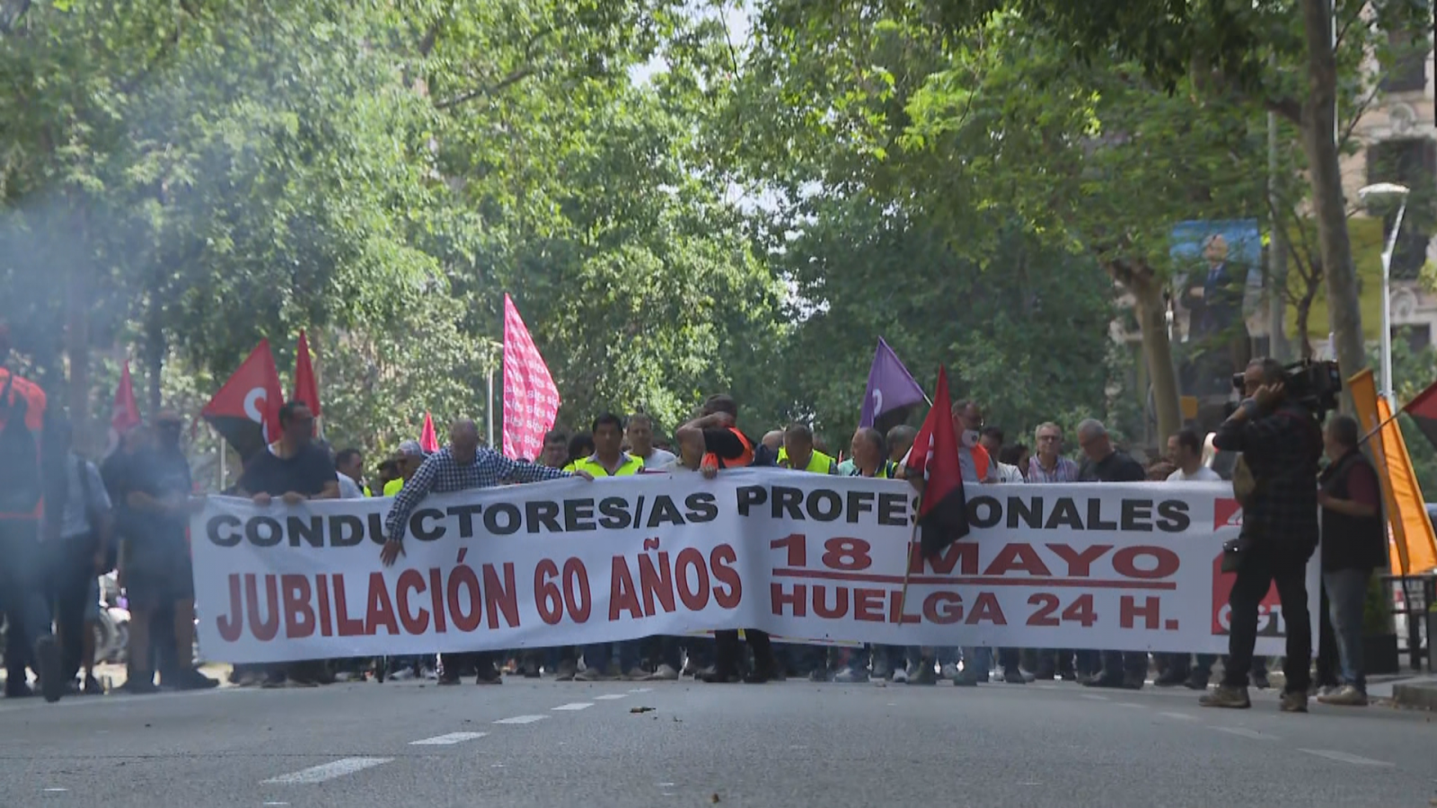 El 90% dels conductors d'autobusos s'adhereixen a la vaga de 25 hores