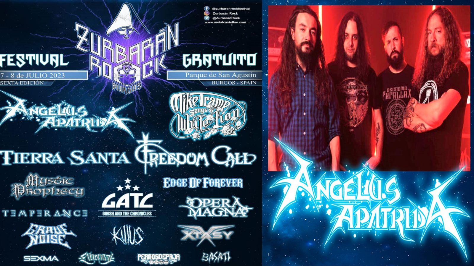 El Vuelo del Fénix - Zurbarán Rock Burgos - 04/07/23 - escuchar ahora