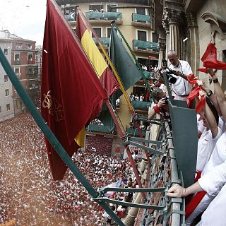 Chupinazo de las fiestas de San Fermín