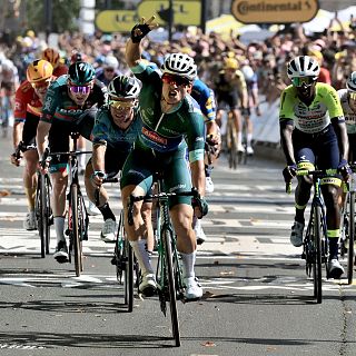 Etapa 7 - Philipsen firma el triplete en Burdeos