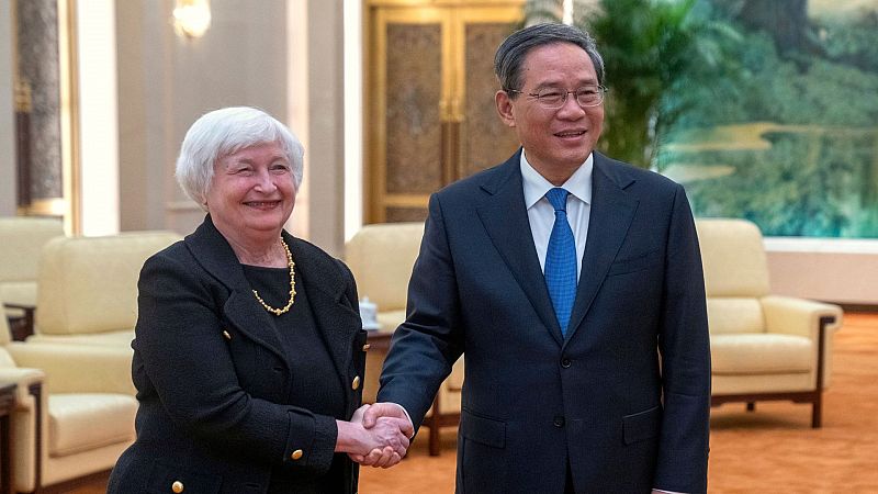 Cinco continentes - Yellen se reúne con el primer ministro chino - Escuchar ahora