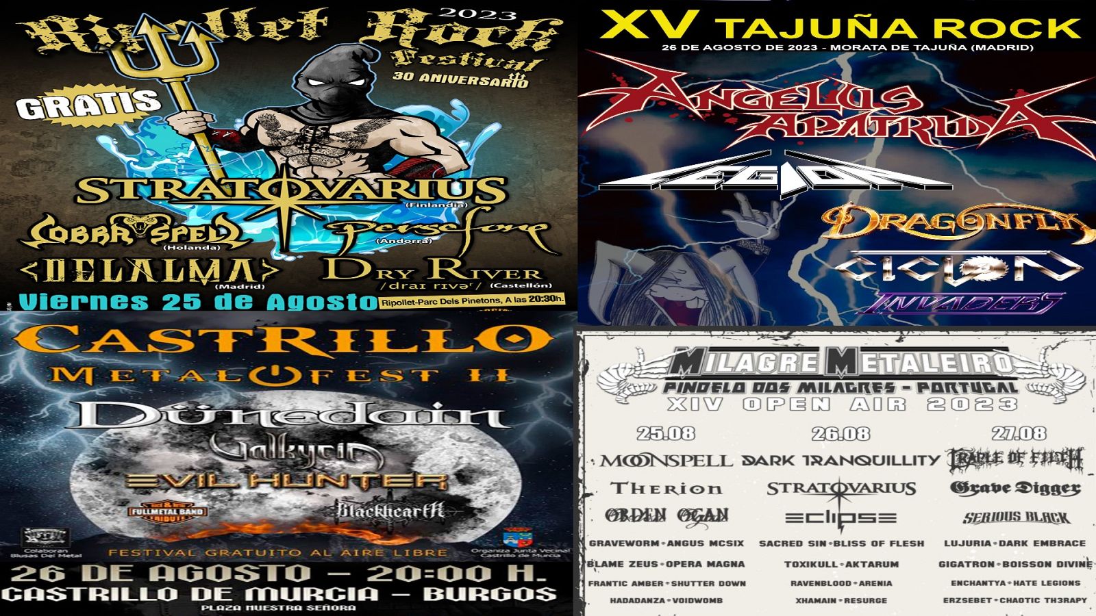 El vuelo del Fénix - Finde de festivales - 22/08/23 - escuchar ahora