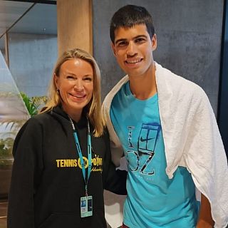 Virginia Staatsmann, la encordadora de tenistas como Alcaraz