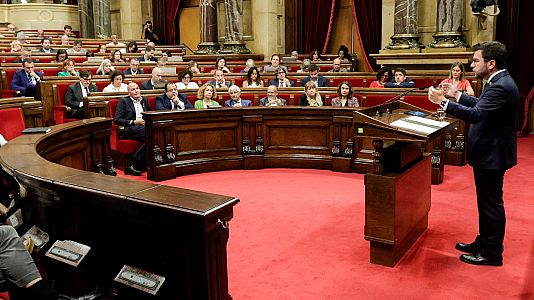 Serveis informatius Ràdio 4 - Aragonès exigeix establir les condicions d'un referèndum a Catalunya de cara a la pròxima legislatura de l'Estat