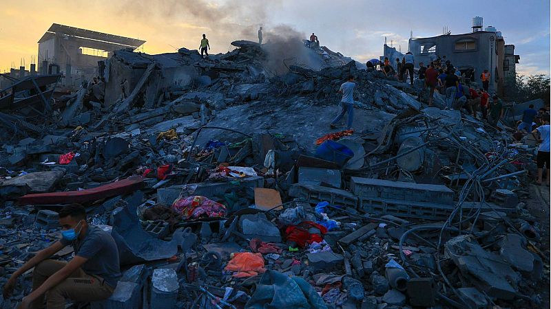 Decenas de muertos en un campo de refugiados de Gaza
