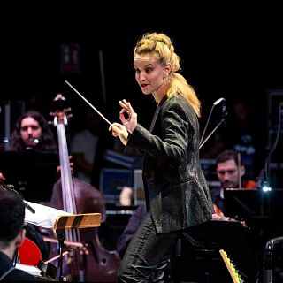 Isabel Rubio, directora del Concierto de A�o Nuevo del Palau