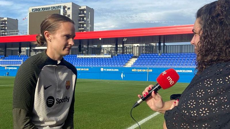 Radiogaceta de los deportes - Caroline Graham Hansen: "Jugamos a fútbol para dar alegría" - Escuchar ahora 