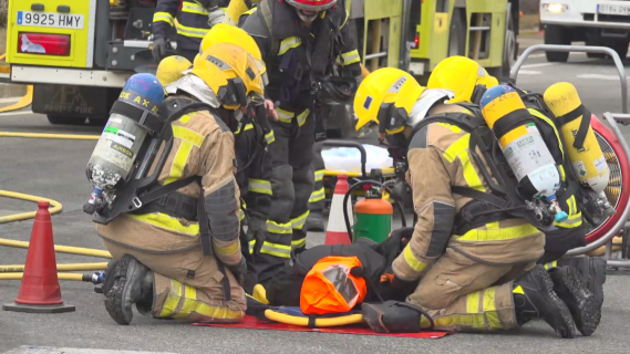 Constant viu un simulacre d'accident qumic amb 250 efectius