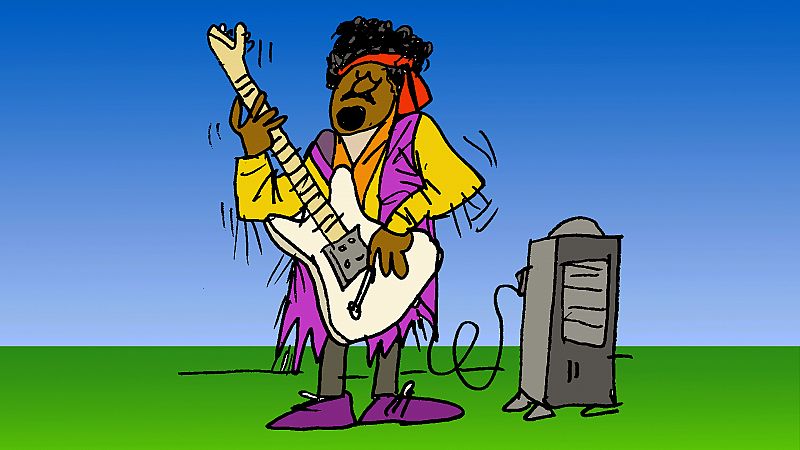 Pero que invento es esto! - La guitarra eléctrica y las leyendas urbanas de Jimi Hendrix - Escuchar ahora