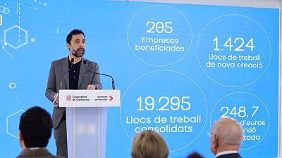 La Generalitat atorga la línia més gran d'ajuts industrials de la seva història