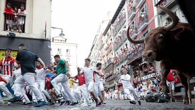 Séptimo encierro de los Sanfermines 2024 - Escuchar ahora