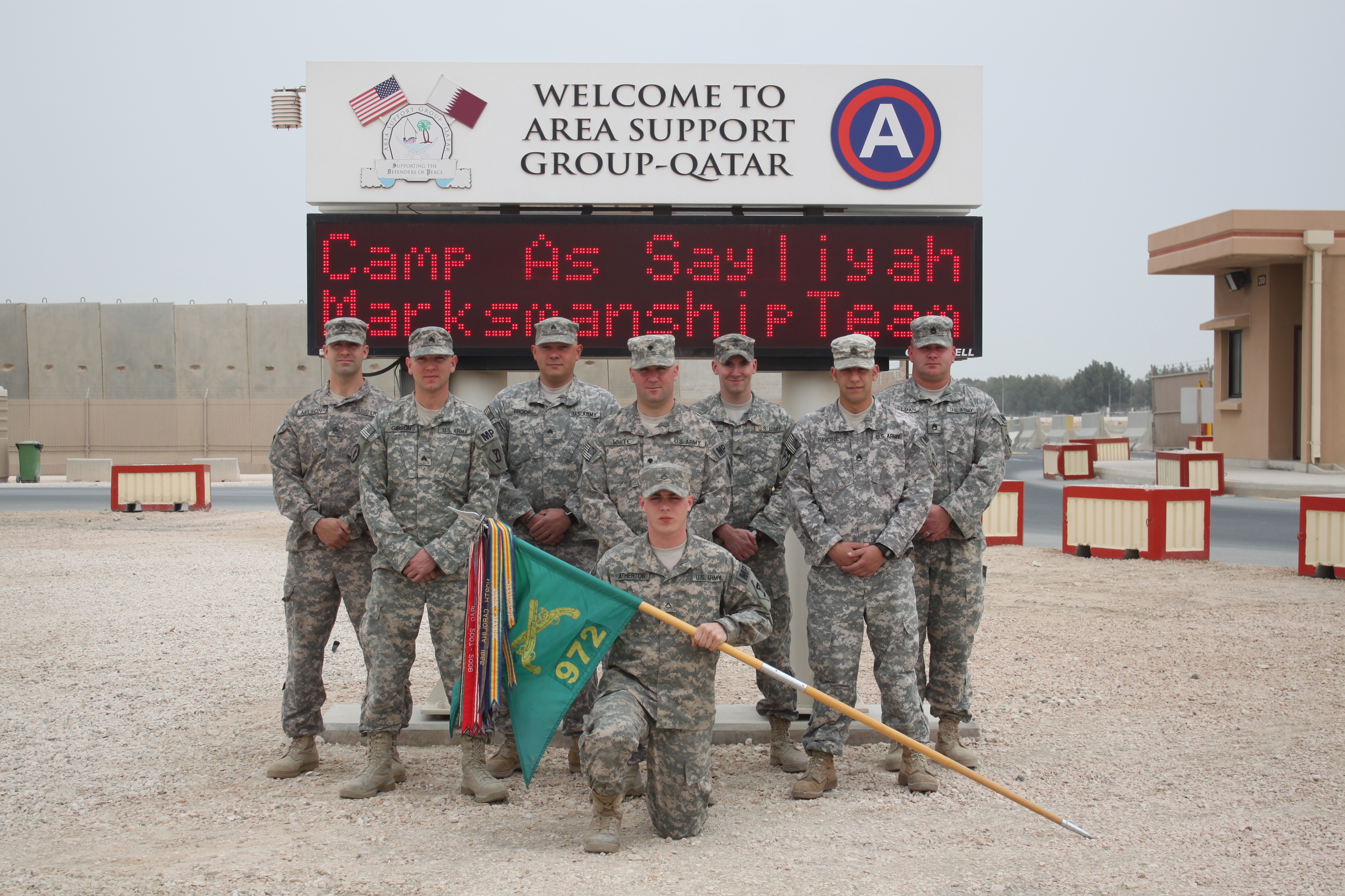 El campamento de As Sayliyah (Catar) en 2013. Entonces era una base militar de Estados Unidos.