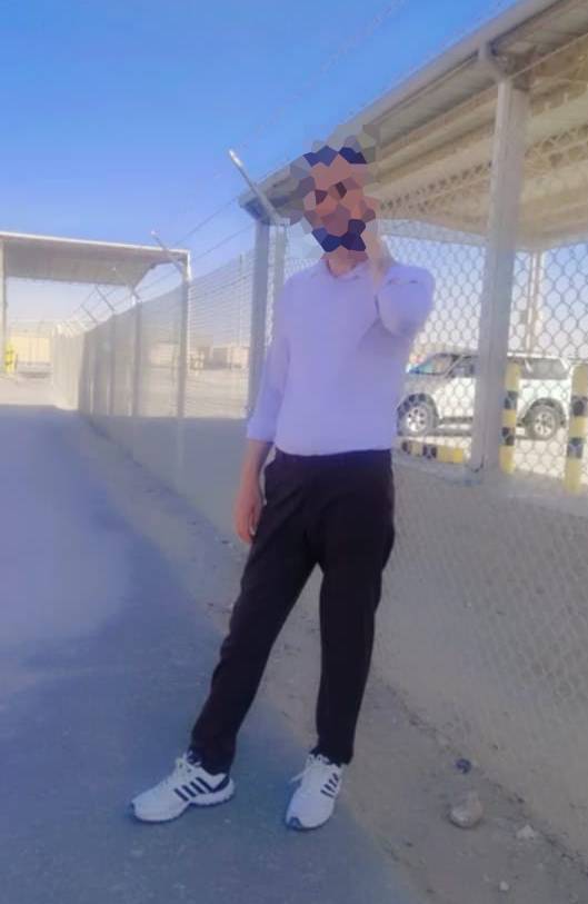 Omar llegó al campamento de As Sayliyah en septiembre de 2024.