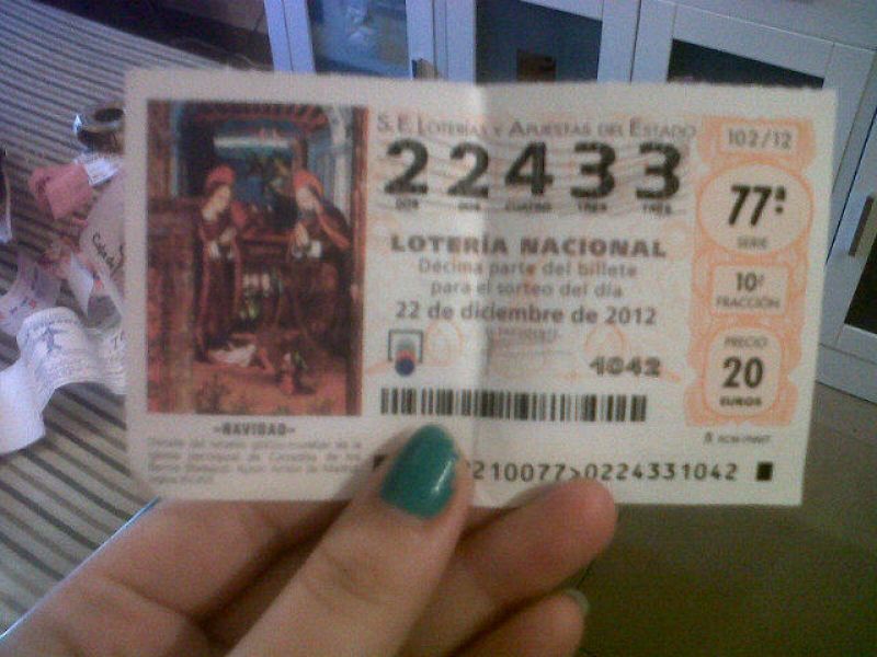 Lotería de Navidad 2012 - Las imágenes de los usuarios de RTVE.es 