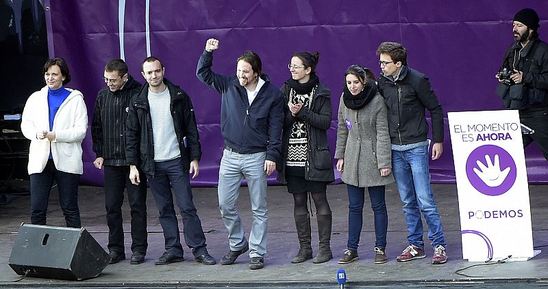 La marcha de Podemos en Madrid, en imágenes