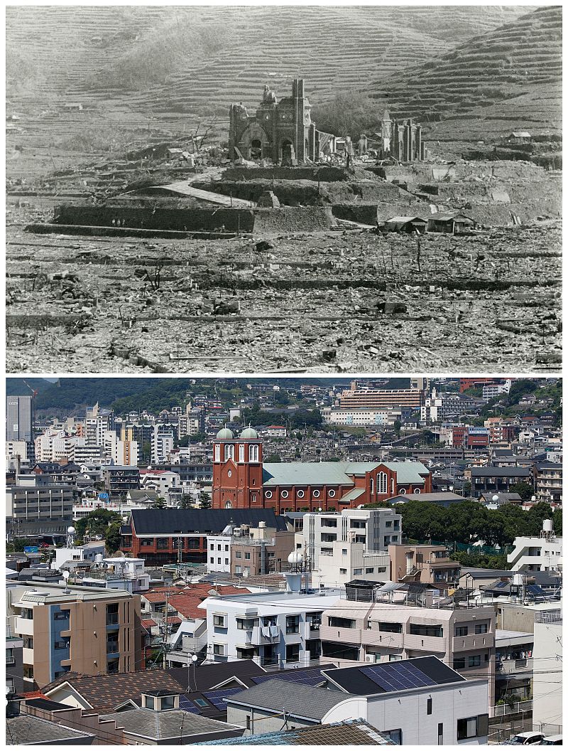 Hiroshima y Nagasaki ayer y hoy, 70º aniversario de las bombas atómicas