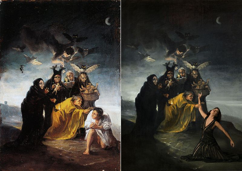 'Brujas, metamorfosis de Goya'