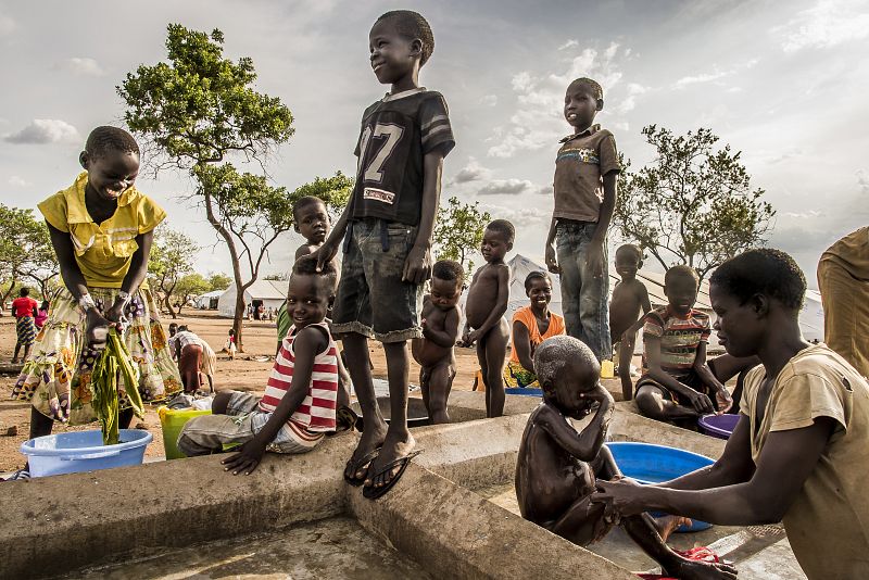 Refugiados sursudaneses en Uganda, el drama de un millón de refugiados