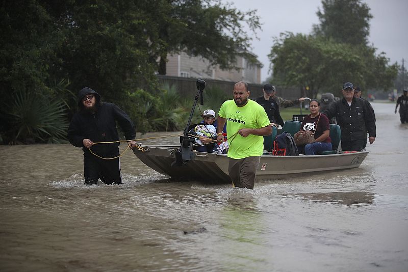 Las imágenes del huracán Harvey 