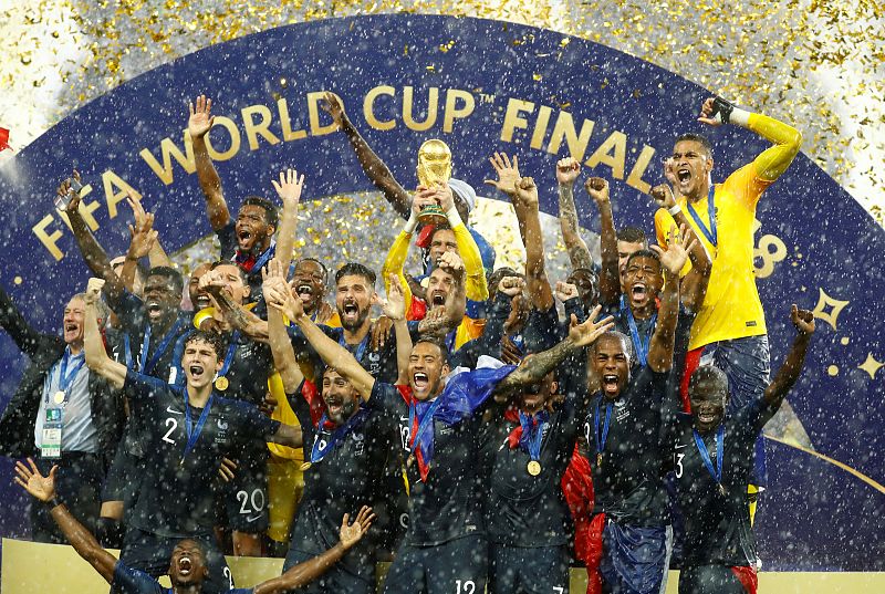 Las mejores imágenes del Francia-Croacia, final del Mundial de Rusia