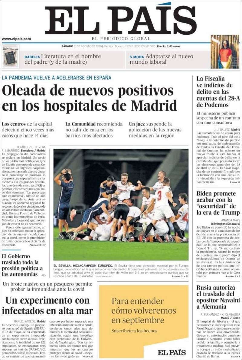 La sexta Europa League del Sevilla, en las portadas