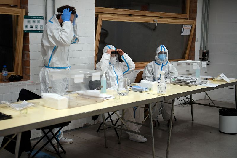 Las elecciones en Cataluña 2021, en imágenes