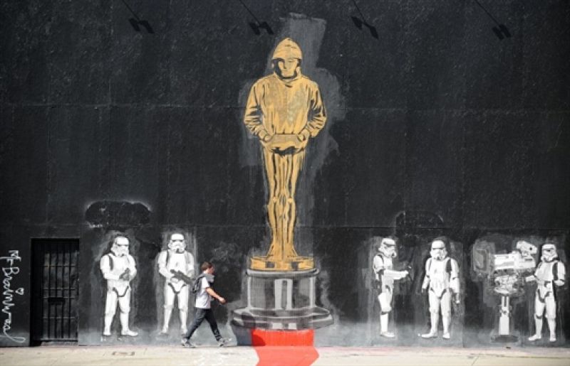 El grafitero brit�nico Banksy opta a un Oscar 