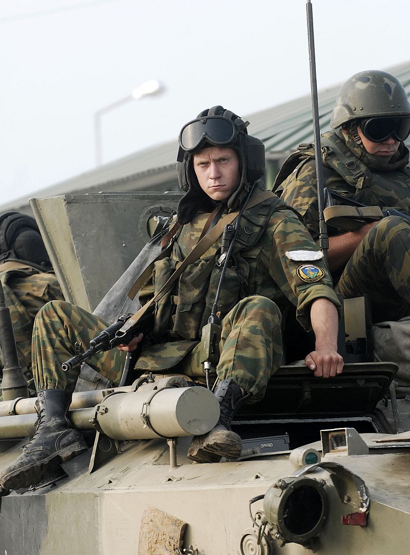 La guerra entre Georgia y Rusia, en imágenes