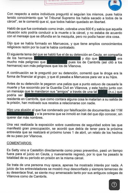Detenido en Ceuta por terrorismo, Satty, menos peligroso que otros implicados, financiaba sus actividades con drogas y viajaba a Marruecos. Amenazado antes del arresto.