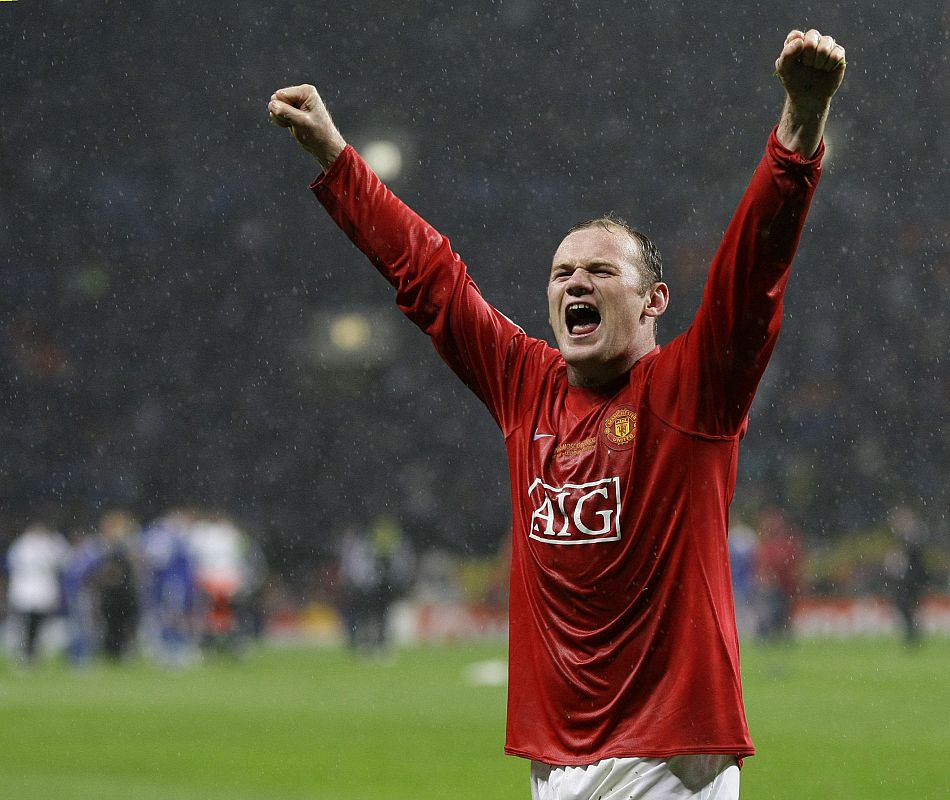 Wayne Rooney ya sabe lo que es ganar una Champions League, en 2008, ante el Chelsea en Moscú.