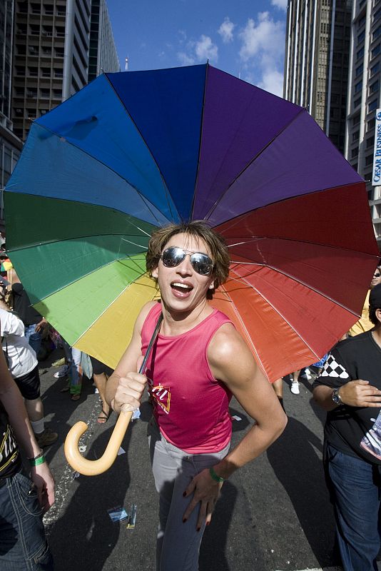 LA XII PARADA DEL ORGULLO GAY DE SAO PAULO EN BRASIL