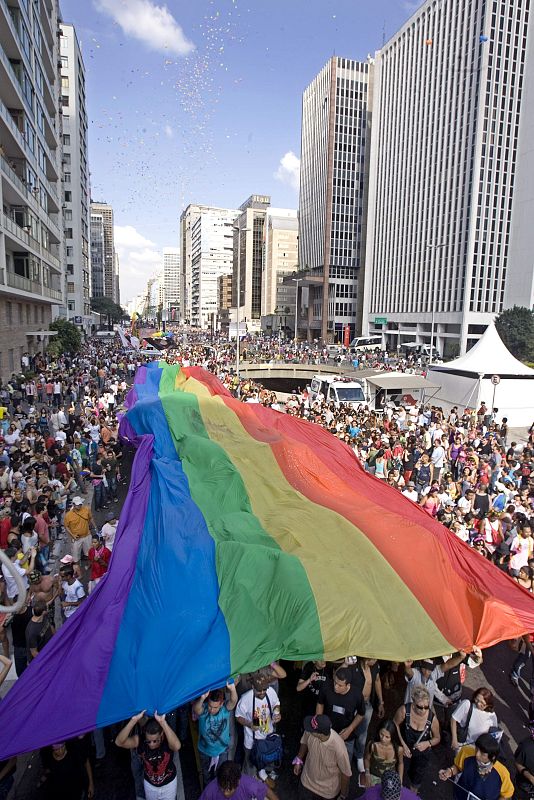 LA XII PARADA DEL ORGULLO GAY DE SAO PAULO EN BRASIL