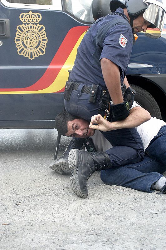 La Policía ha disuelto un pirquete en el puerto de Motril.