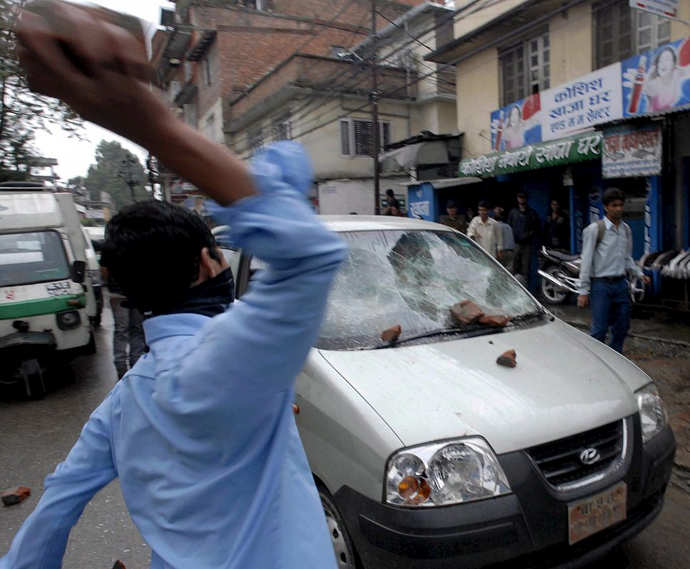 Manifestaciones en Nepal