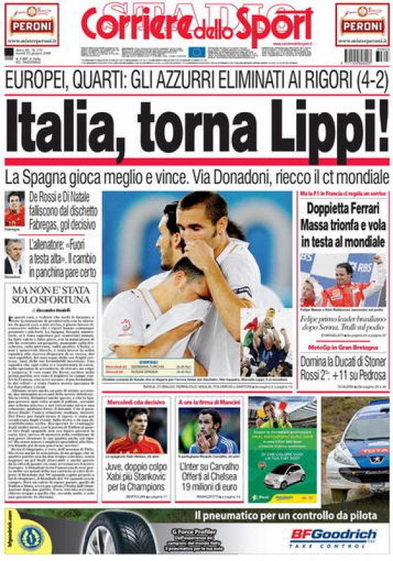 Así lo ven los periódicos italianos | 1